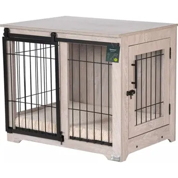 klec pro psa Quapas! Premium Indoor Doghouse dřevěná klec pro psa vel. M + Doprava zdarma