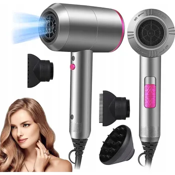 Fén Fén na vlasy 2000W Profesionální ionizace Silný DIFUZÉR Koncentrátor