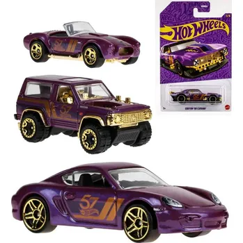 Hračka Mattel HOT WHEELS Auto Purple and Gold Series 1:64 různé druhy kov