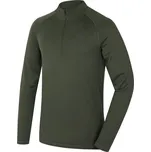 merino termoprádlo triko HUSKY MEROW ZIP M GREEN - XXL