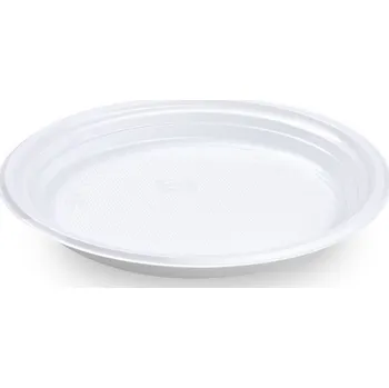 Talíř Talíř, opakovaně použitelný bílý, PP, Ø22 cm