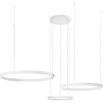 FANEUROPE Závěsné svítidlo LED AKROBAT bílá 120W 20620 lm CCT 40/60/80 x 150 cm - FANEUROPE FAN LED-AKROBAT-S3-BCO