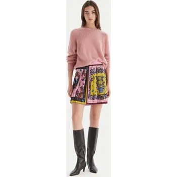 Dámské oblečení Versace Jeans Couture Plisovaná sukně 79HAE8P0 NS726 Barevná Regular Fit 48