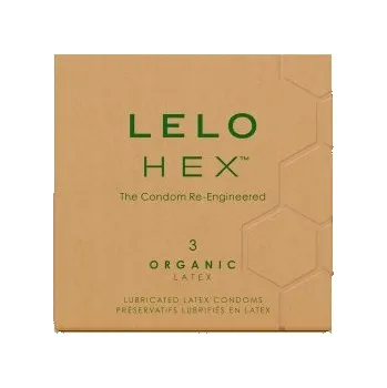 Kondom Organické kondomy LELO HEX 3 ks Diskrétní doručení