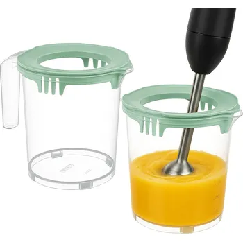 Kuchyňská Džbán na Míchání 1600 ML Víko Hubička Palačinky Mísa