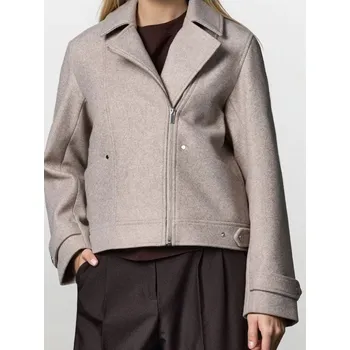 Dámský kabát Sinsay - Bunda biker - béžová - 559FH-08M - 559FH-08M-L