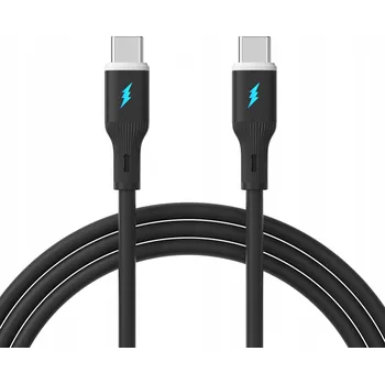 Datový kabel Kabel Akyga USB typ C - USB typ C 1 m černý