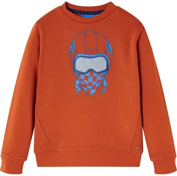 Chlapecká mikina vidaXL Dětská mikina světle rezavá 116 [13381]