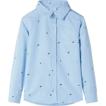 Chlapecká košile vidaXL Dětská košile světle modrá 116 [12186]