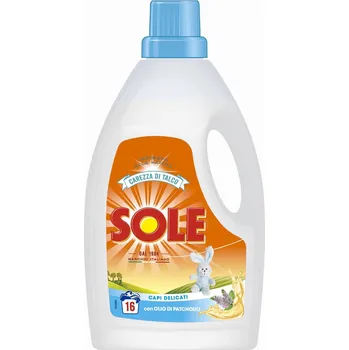 Prací prostředek Tekutý prací prostředek na jemné tkaniny Sole Capi Delicati Talco (1 l)