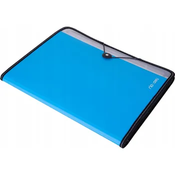 DESKY S GUMOU DELI A4 7 PŘEHRÁDEK ŘADA RIO MODRÉ