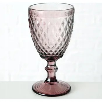 Sklenice Skleničky na bílé víno, skleničky na červené víno, skleničky na vodu Boltze Aurora 2 bezbarvé, růžové 250ml 1 ks