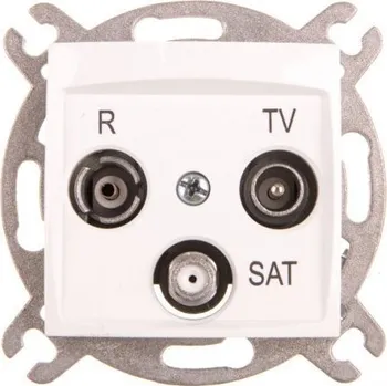 Elektrická zásuvka Anténní zásuvka nástěnná Elektro-Plast bílá