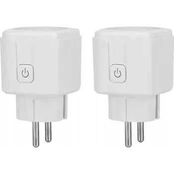 Elektrická zásuvka Chytrá WiFi zásuvka Smart Tuya s měřením spotřeby energie, 2 ks