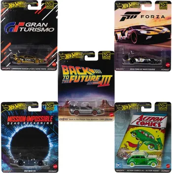 autíčko Hot Wheels Prémiový angličák pop Pop Culture - více druhů