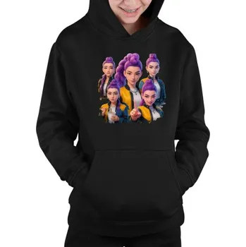 Žertovný předmět Tričkový.cz - Rumi - pro fanoušky Rumi Huntrix Kpop Demon Hunters - dětská mikina s kapucí