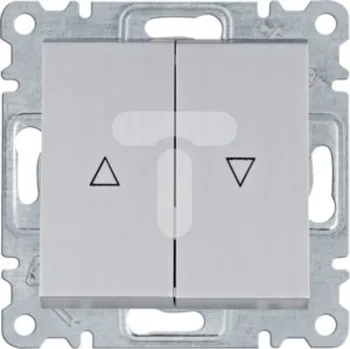 vypínač Žaluziový spínač Hager WL0322 stříbrný