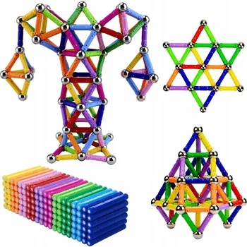 ostatní stavebnice STAVEBNICE VZDĚLÁVACÍ KULIČKY SADA 204 KUSŮ PRO DĚTI