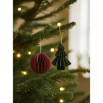 Vánoce Sinsay - Papírové vánoční ozdoby 4 pack - vícebarevná - 386GL-MLC - 386GL-MLC-ONE