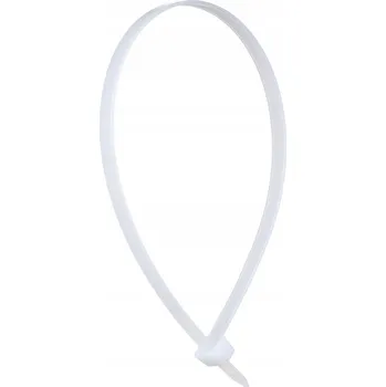 Stahovací páska Stahovací pásky na stahovací stahovací pásky 2,5x150 bílé, 100 kusů