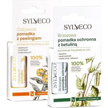 Péče o rty SYLVECO Sada březového balzámu na rty a peelingu na rty