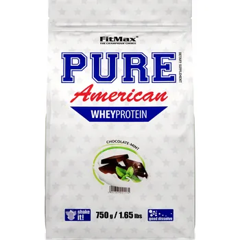 Protein FITMAX PURE AMERICAN WHEY DOPLNĚK STRAVY PROTEIN WPC 750g PŘÍCHUŤ: ČOKOLÁDOVO-MÁTOVÁ