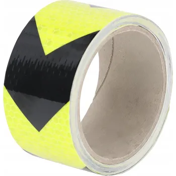 Výstražná směrová páska, reflexní Reis DIRECTIONTAPE YB, délka 5 m