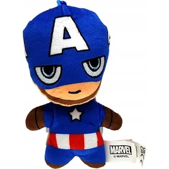 plyšák Plyšová Hračka s přívěskem Marvel Kapitán Amerika - 13 cm