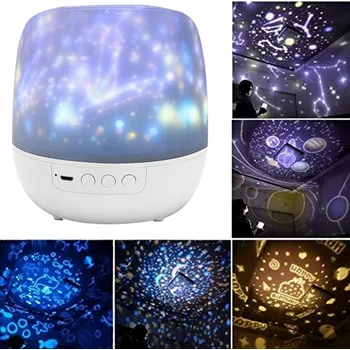 Projekční technika HVĚZDNÉ NEBE PRO DĚTI NOČNÍ LAMPA PROJEKTOR Ložnice