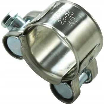 Vrták MDC Objímka 23-25mm GBS W2 NEREZOVÁ 304SS Páska SGB hadice Turbo Intercooler