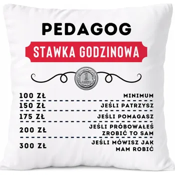 Polštář Dárek Polštář pro manažera s potiskem bílý PoliDraw