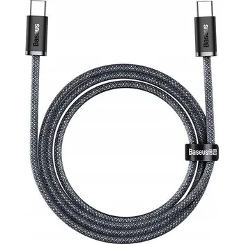 Datový kabel Kabel Baseus USB-C - USB-C 2 m šedý