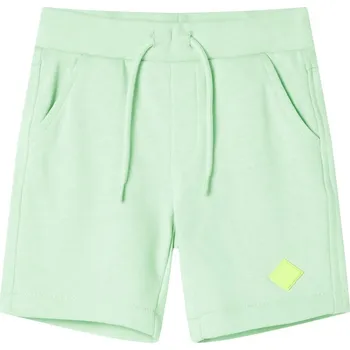 Chlapecké kraťasy vidaXL Dětské kraťasy se stahovací šňůrkou jasně 104 [11905] Barva: Zelená
