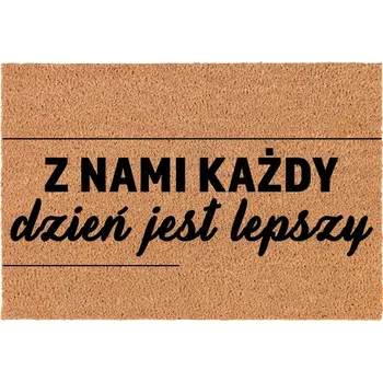 Rohožka KOKOSOVÁ VSTUPNÍ ROHOŽKA DO DOMU DEKORATIVNÍ | DÁREK LEPŠÍ DEN