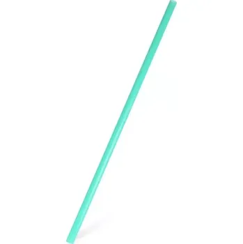 Slámky JUMBO plastové, mátově zelené 25 cm, průměr 8 mm [150 ks] (znovu použitelná)