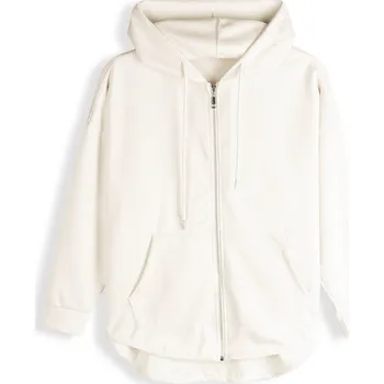 Dámské oblečení GATE Prodloužená mikina na zip s kapucí 40/42 225-1581/112