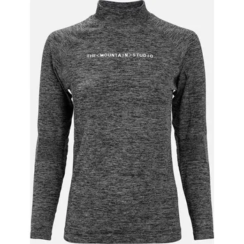 The Mountain Studio funkční triko W. BASE HIGH CREW ZIMA Černá L/XL Dámské