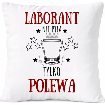 Polštář Polštář pro alkoholika jako Dárek s potiskem bílý PoliDraw