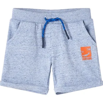 Chlapecké kraťasy vidaXL Dětské kraťasy se šňůrkou tmavě 92 [12194] Barva: Modrá