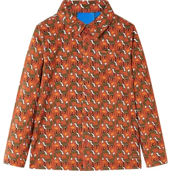 Chlapecká košile vidaXL Dětská košile světle rezavá 92 [13344]