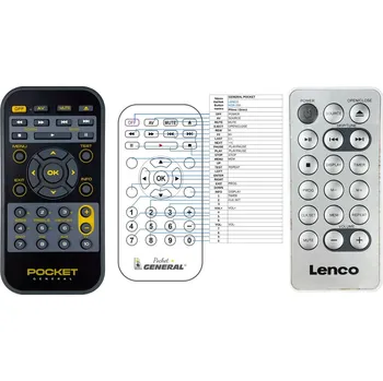 Dálkový ovladač General LENCO KCR-150 - náhradní dálkový ovladač