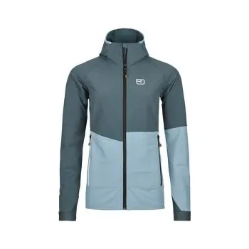 Dámská softshellová bunda Ortovox Punta Berrino Hooded Jacket šedá S