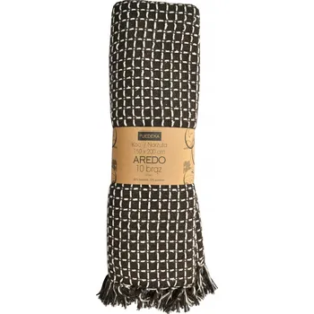 Přehoz na lůžko Deka Pled Přehoz Aredo - 150x200 -Bavlna - hnědá