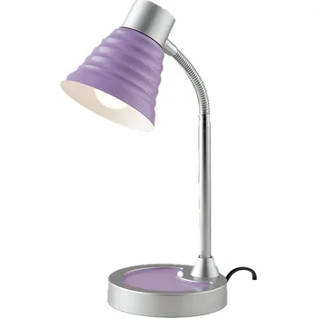 Lampička FANEUROPE Stolní lampa LEONARDO fialová 1 x E14 13 x 39 cm - FANEUROPE FAN LDT055LEO-VIOLA
