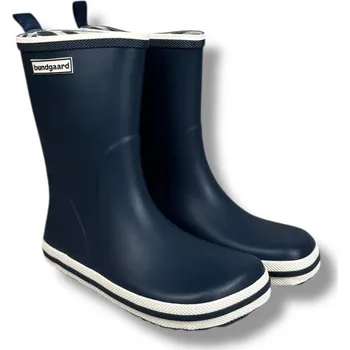 Dívčí holínky Bundgaard Charly – barefoot dětské holínky s užší patou a širší špičkou Navy - 29