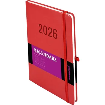 Kalendář Knižkový kalendář 2026 B5 Antra červený