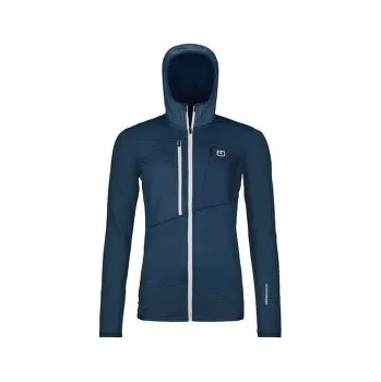 Dámská mikina Ortovox FLEECE GRID HOODY WOMEN 54201 deep ocean modrá M