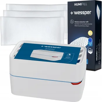 Pohlcovač vlhkosti Pohlcovač vlhkosti 500g s indikátorem Wessper P4 HUMIFILL + 3x náplň