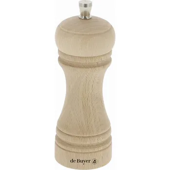 Kuchyňský mlýnek Ruční mlýnek de Buyer dřevěný béžový