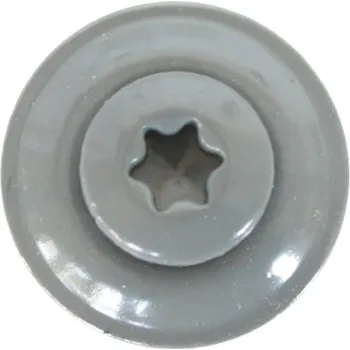 Vrut Klempířský šroub, barevná hlava s EPDM těsnicím kotoučem Ø 15 mm - 25 mm, 4,5 mm, myší šedá